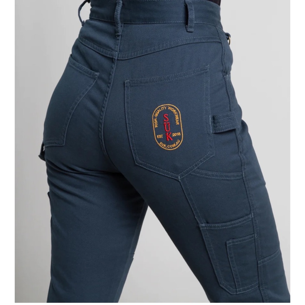 Stylish Navy Work Pants for Women